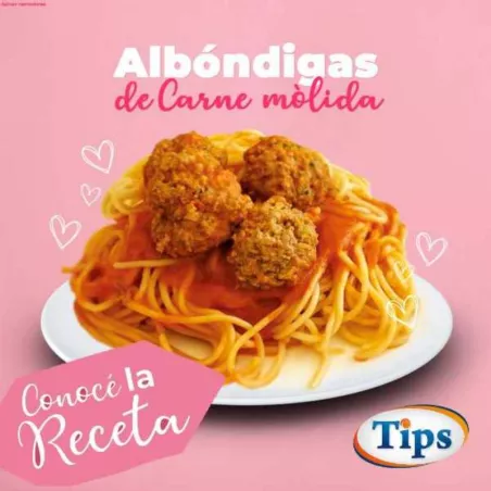 Albondigas de Carne Molida y Salsa de Tomate Ata TIPS RA0000872