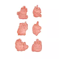 Marcadores Plasticos de Unicornios, Paquete de 6 Unidades TIPS ZNP-177