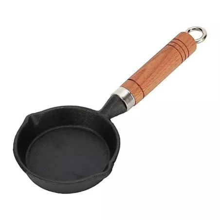 Sarten de Hierro Fundido con Mango Largo de 29 x 13 x 5 Centimetros TIPS KNO-027