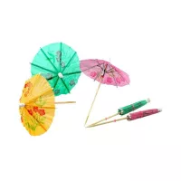 Sombrilla de Papel para Coctel de 10 Centimetros, Paquete de 24 Unidades TIPS ARK25-91