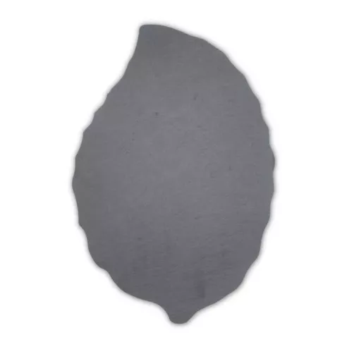 Plato de Hoja Pequena de Piedra de 30 x 20 Centimetros de Color Negro TIPS RSD01-26