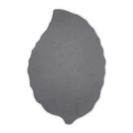 Plato de Hoja Pequena de Piedra de 30 x 20 Centimetros de Color Negro TIPS RSD01-26
