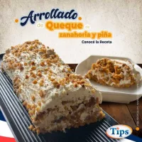 Arrollado de Queque de Zanahoria y Pina TIPS RA0000302