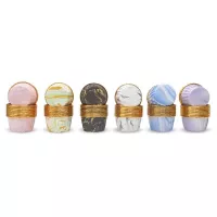 Capsulas para Cupcakes de Color Marmol, Paquete de 12  Unidades TIPS CPC01-32