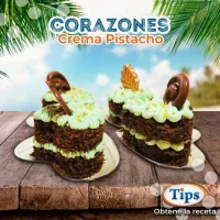 Corazones de Crema Pistacho TIPS RA0000571