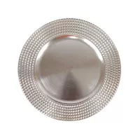 Platon Redondo con Borde Martillado de 15 Pulgadas TIPS SSC-136