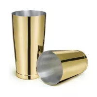 Coctelera Boston de Acero Inoxidable de Color Dorado de 18-28 Onzas MASTER CHEF 9891848