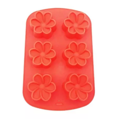 Molde de Silicon de 6 Cavidades de Flor MASTER CHEF 9890455