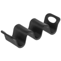 Rack para Taco 2 & 3 Divisiones de Melamina Negra TABLECRAFT 10278BK