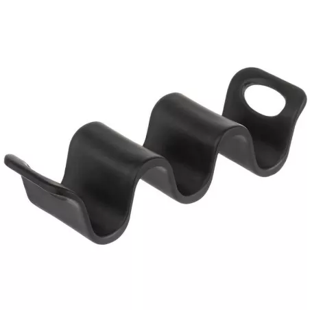 Rack para Taco 2 & 3 Divisiones de Melamina Negra TABLECRAFT 10278BK