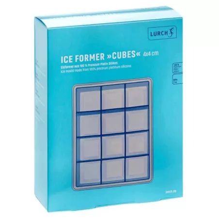 Bandeja para Hielo en Forma de Cubos con 12 Cavidades LURCH 00010465