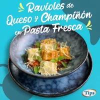 Ravioles de Queso y Champinon en Pasta Fresca TIPS RA0000280