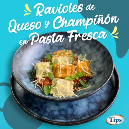Ravioles de Queso y Champinon en Pasta Fresca TIPS RA0000280