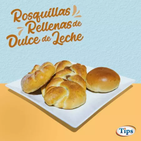 Rosquillas Rellenas de Dulce Leche TIPS RA0000283