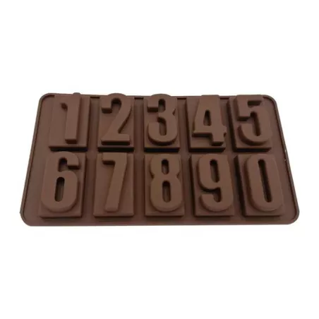 Molde de Silicon de Numeros Grandes del 0 A 9 MASTER CHEF 9890474