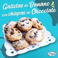 Galletas de Banano con chispas de Chocolate TIPS RA0000211