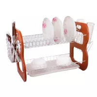 Escurridor de Platos Metalico de 2 Niveles  SIN ASIGNAR AE-1055C