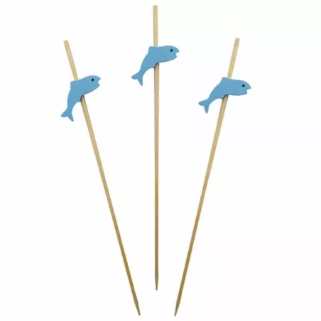 Pincho de Bambu de Peces 12 Centimetros, Paquete de 50 Unidades TIPS ARK25-37