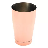 Vaso Mezclador Boston de Acero Inoxidable de Color Cobre de 18 Onzas MASTER CHEF 9891854