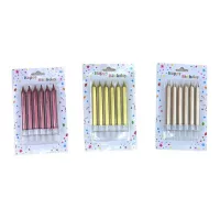 Candelas Mixtas, Paquete de 6 Unidades TIPS BDL-001