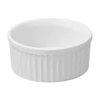 Ramekin Redondo Turin de Ceramica de 4.7 x 2.16 Pulgadas MASTER CHEF WT093