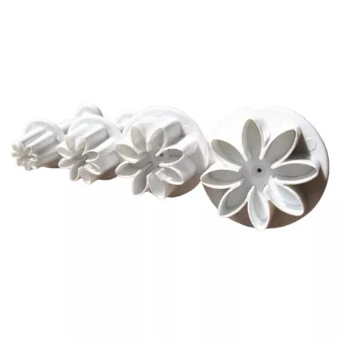 Marcador para Fondant Figura de Margaritas, Set de 4 Piezas TIPS ZN634