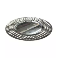 Platon Redondo con Borde Martillado de 12 Pulgadas TIPS SSC-145