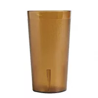 Vaso Tumbler de Policarbonato de 16 Onzas, Color Ambar  MASTER CHEF 8500 AMBAR