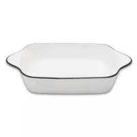Bowl Rectangular con  Asas Yamada de 26 x 14.5 Centimetros TIPS ST-15 2