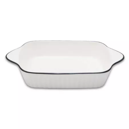 Bowl Rectangular con  Asas Yamada de 26 x 14.5 Centimetros TIPS ST-15