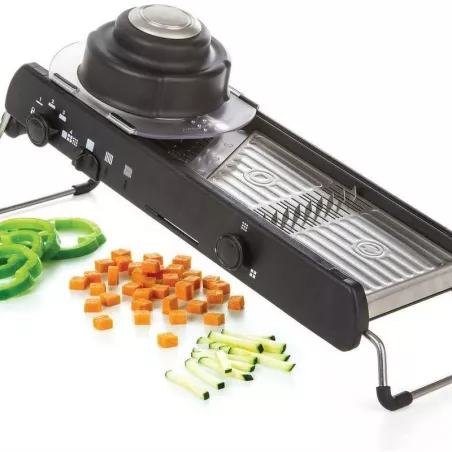 Mandolina Professional  Ajustable de Color Negro PROGRESSIVE PL8-1055