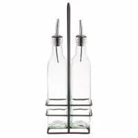 Vinagrera Aceitera de 8.5 Onzas Set TABLECRAFT H918NBK 2