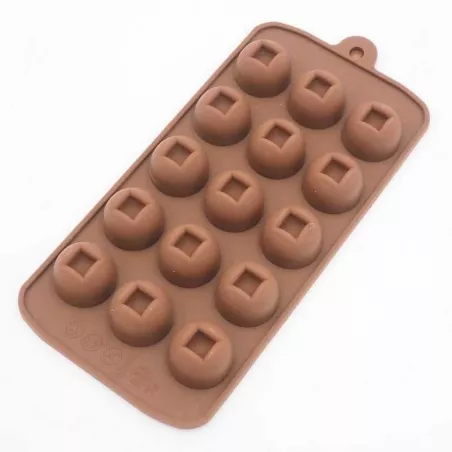Molde de Silicon de Bombon de 15 Cavidades TIPS RRA02-185