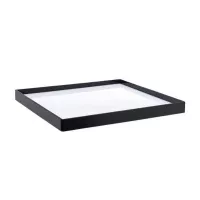 Base de Placa Exhibidora de Acrilico con Doble Cara de 35 x 35 x 30 Centimetros MASTER CHEF 1045