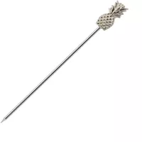 Pincho de Pina para Cocktail de Acero Inoxidable, Paquete de 5 Unidades MASTER CHEF 9891830