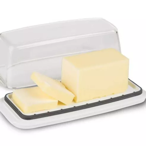 Mantequillera Ancha con Tapa Transparente con Sello de Silicon PROGRESSIVE GBD-3