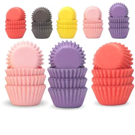 Capsulas para Cupcakes Surtidas de 12 Centimetros, Paquete de 100 Unidades TIPS CPC01-06