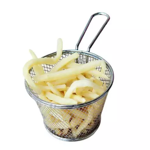 Canasta Mini Snacks Redonda  de 3.5 x 3.5 Pulgadas TIPS B-044