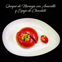 Queque de Naranja con Amaretto y Espejo de Chocolate TIPS RA0000133