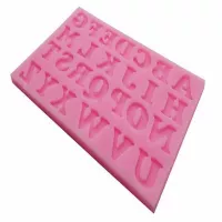Molde de Silicon de Abecedario en Mayuscula TIPS B195