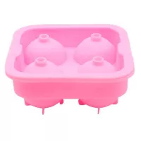 Molde de Silicon de Bolas de Hielo Medianas de 4 cavidades MASTER CHEF 103 2