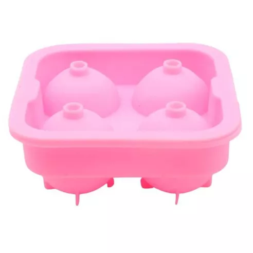 Molde de Silicon de Bolas de Hielo Medianas de 4 cavidades MASTER CHEF 103