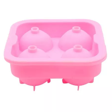 Molde de Silicon de Bolas de Hielo Medianas de 4 cavidades MASTER CHEF 103