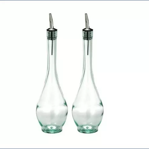 Vinagrera de Vidrio Transparente Siena de 16 Onzas TABLECRAFT H931