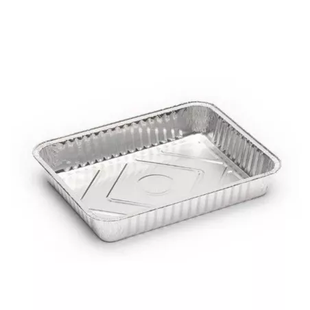 Molde de Aluminio Desechable de 9 x 6 x 2 Pulgadas sin Tapa -Unidad- TIPS D-222/HJ