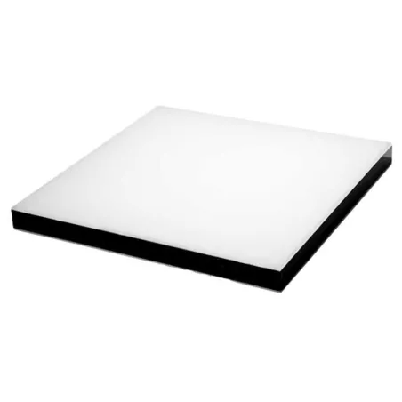 Base de Placa Exhibidora de Acrilico con Doble Cara de 35 x 35 x 30 Centimetros MASTER CHEF 1044