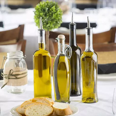 Vinagrera de Vidrio Transparente Sottile de 17 Onzas TABLECRAFT H933