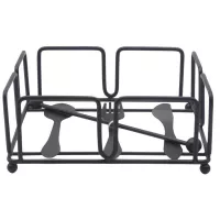 Servilletero de Metal Cuadrado de Color Negro SIN ASIGNAR HP49-045H