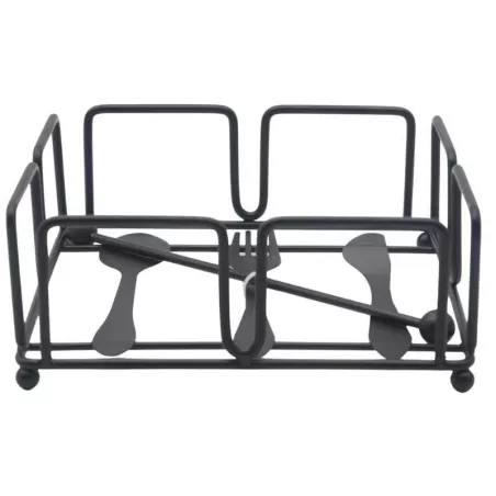 Servilletero de Metal Cuadrado de Color Negro SIN ASIGNAR HP49-045H