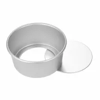 Molde Redondo de Aluminio de Fondo Falso de 8 Pulgadas TIPS D-126-05